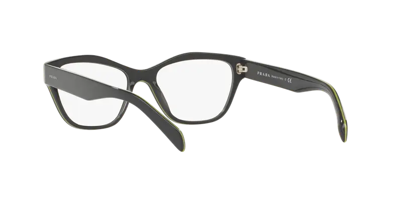 Prada Donna PR 27SV UR01O1 Montature da vista outlet Plastica Grigio Cat Eye miniatura 3