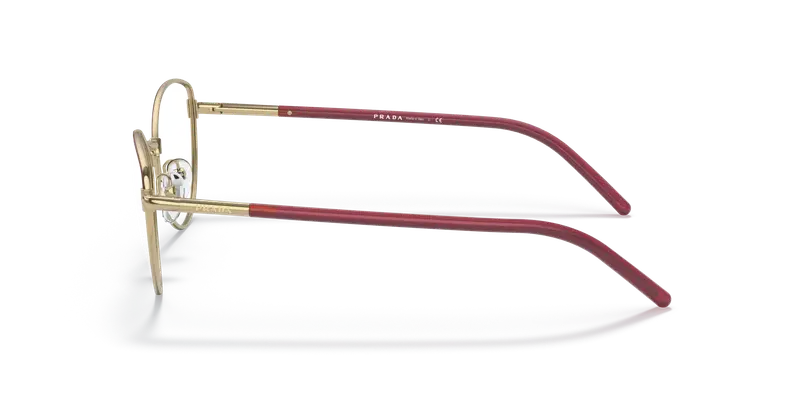 Prada Donna PR 62WV FHX1O1 Montature da vista Metallo Oro Farfalla miniatura 3