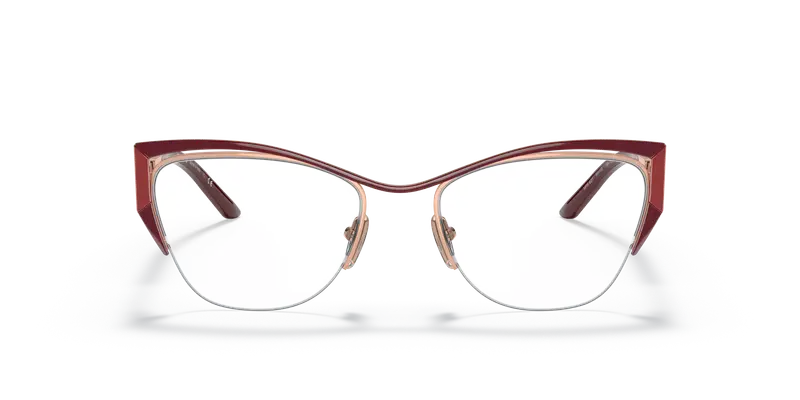 Prada Donna PR 63YV 13A1O1 Montature da vista Metallo Rosso Farfalla miniatura 2