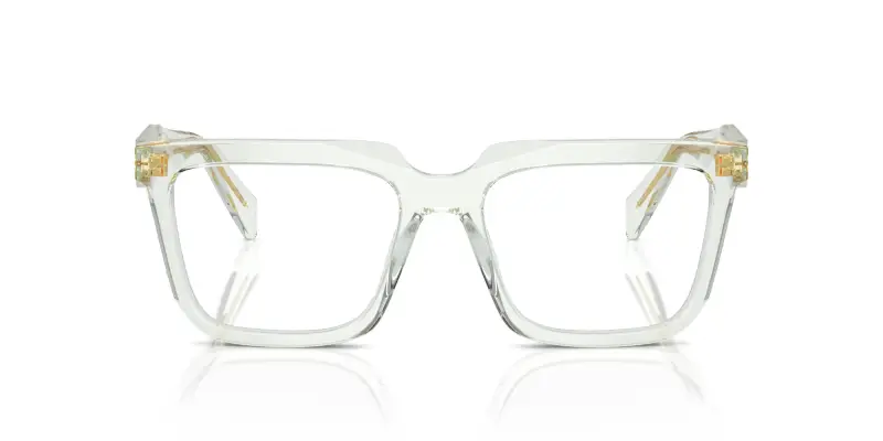 Donna PR A19V 14R1O1 Montature da vista Acetato Trasparente Squadrata Normale miniatura 3