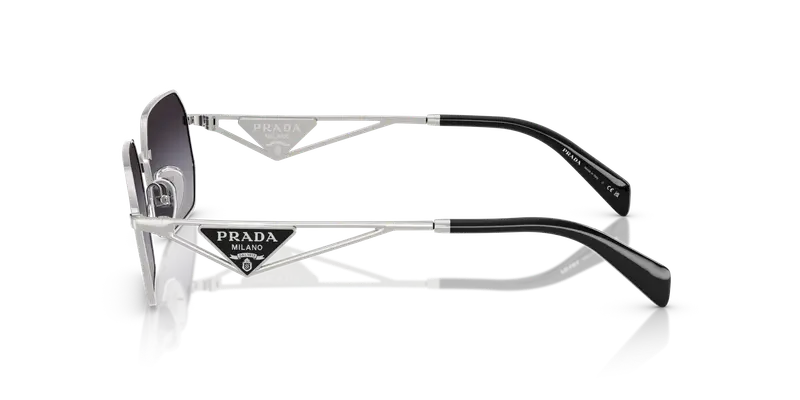 Prada Occhiali da sole Donna Argento 845077 miniatura 3