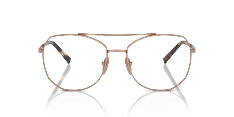 Donna PR A58V ZVF1O1 Montature da vista Acciaio Oro Trasparente Geometrica Normale miniatura 3