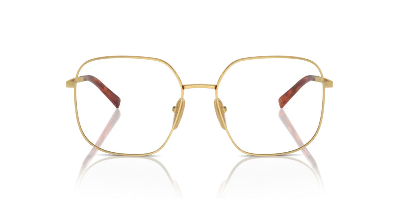 Prada Donna PR A59V 5AK1O1 Montature da vista Metallo Oro Squadrata miniatura 2