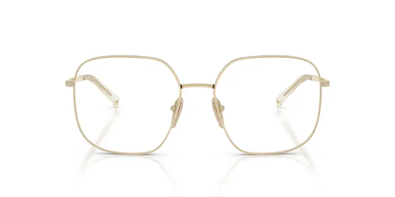 Donna PR A59V ZVN1O1 Montature da vista Acciaio Oro Trasparente Squadrata Normale miniatura 3