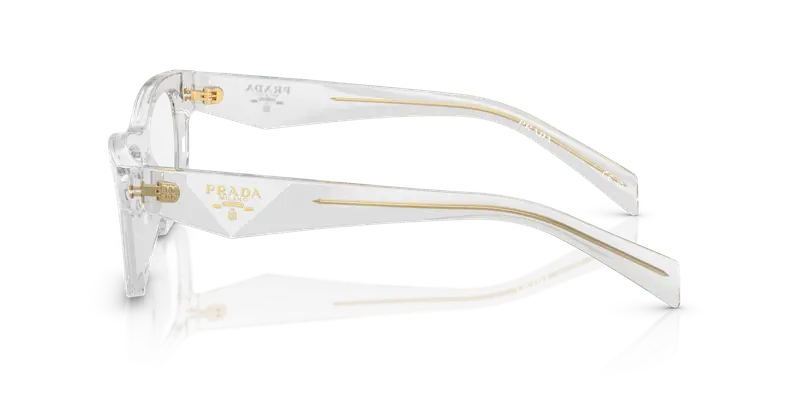 Prada Donna PR B01V 12R1O1 Montature da vista Acetato Havana Trasparente Farfalla Normale miniatura 3