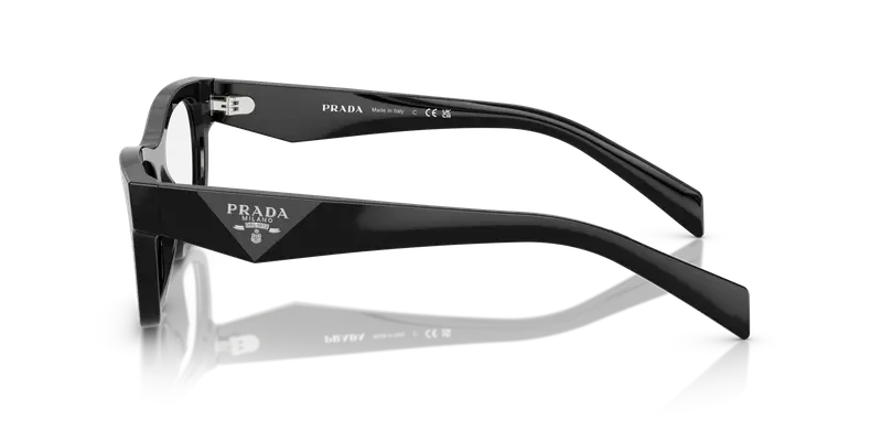 Prada Donna PR B01V 16K1O1 Montature da vista Acetato Oro Trasparente Farfalla Normale miniatura 3