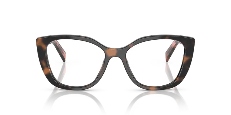 Prada Donna PR B04V 23A1O1 Montature da vista Acetato Tartaruga Trasparente Cat Eye Normale miniatura 2