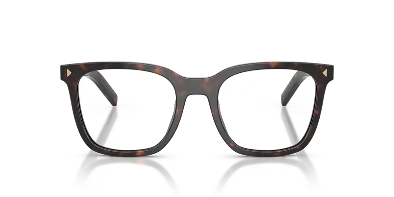 Prada Donna PR B11V 17N1O1 Montature da vista Acetato Tartaruga Trasparente Pillow Normale miniatura 2