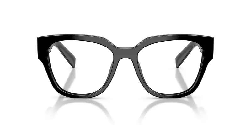 Donna PR C06V 16K1O1 Montature da vista Acetato Nero Trasparente Rotonda Normale miniatura 3