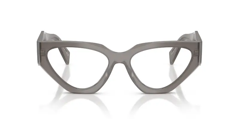 Donna PR C07V 27G1O1 Montature da vista Acetato Grigio Trasparente Geometrica Normale miniatura 3