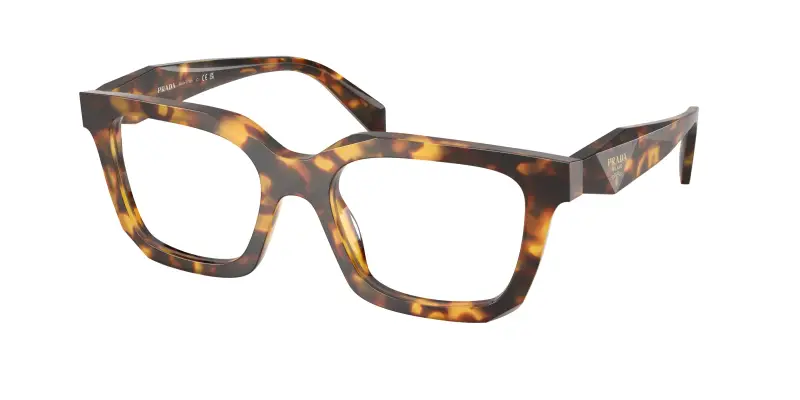 Donna PR C08V 14L1O1 Montature da vista Acetato Tartaruga Trasparente Geometrica Normale