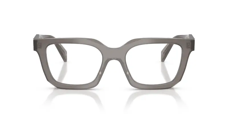 Donna PR C08V 27G1O1 Montature da vista Acetato Grigio Trasparente Geometrica Normale miniatura 3