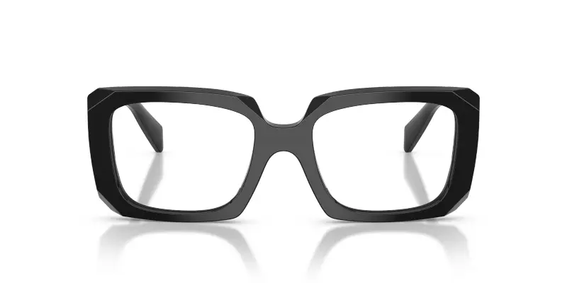 Donna PR C09V 16K1O1 Montature da vista Acetato Nero Trasparente Pillow Normale miniatura 3