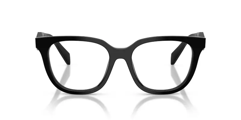 Donna PR C11V 16K1O1 Montature da vista Acetato Nero Trasparente Farfalla Normale miniatura 3