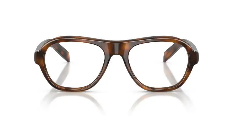 Donna PR C12V 20D1O1 Montature da vista Acetato Havana Trasparente Pillow Normale miniatura 3