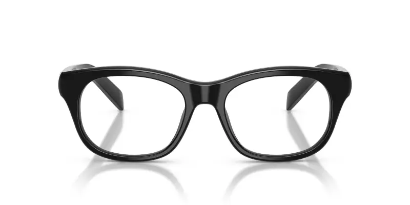 Donna PR C13V 16K1O1 Montature da vista Acetato Nero Trasparente Pillow Normale miniatura 3