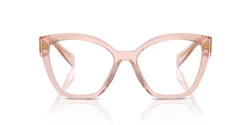 Donna Prada PR 20ZV 19Q1O1 Montature da vista Acetato Rosa Geometrica Normale miniatura 3