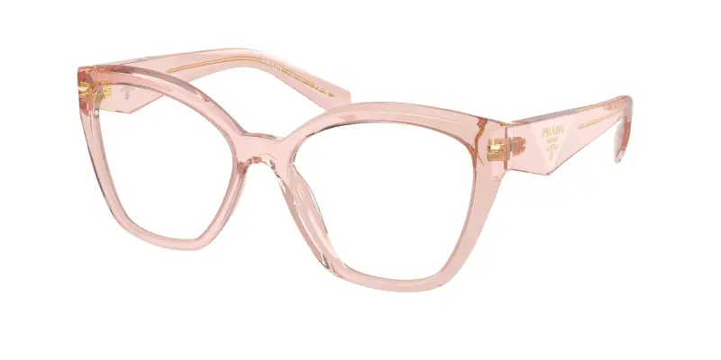 Donna Prada PR 20ZV 19Q1O1 Montature da vista Acetato Rosa Geometrica Normale