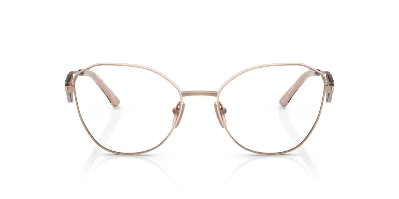 Donna Prada PR 52ZV SVF1O1 Montature da vista Acciaio Rosa Geometrica Normale miniatura 3