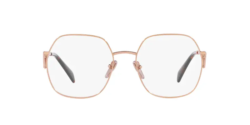 Donna Prada PR 59ZV SVF1O1 Montature da vista Metallo Rosa Geometrica Normale miniatura 2