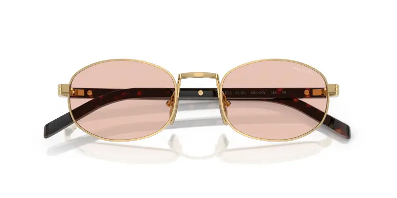 Prada Occhiali da sole Donna Oro Rosa 4305875 miniatura 2