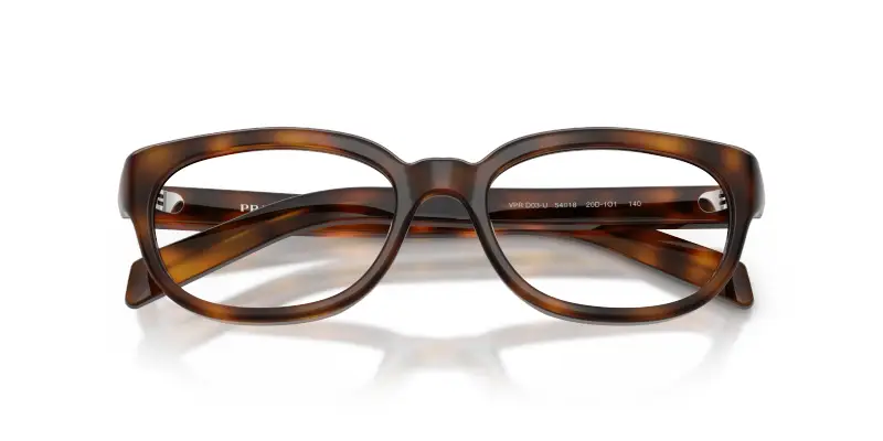 Donna Prada PR D03VU 20D1O1 Montature da vista Acetato Tartaruga Trasparente Pantos Normale miniatura 2