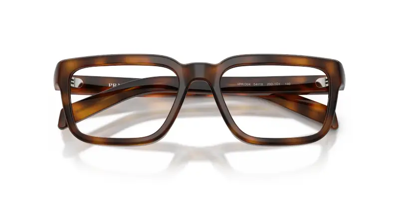 Donna Prada PR D04V 20D1O1 Montature da vista Acetato Tartaruga Trasparente Pillow Normale miniatura 2