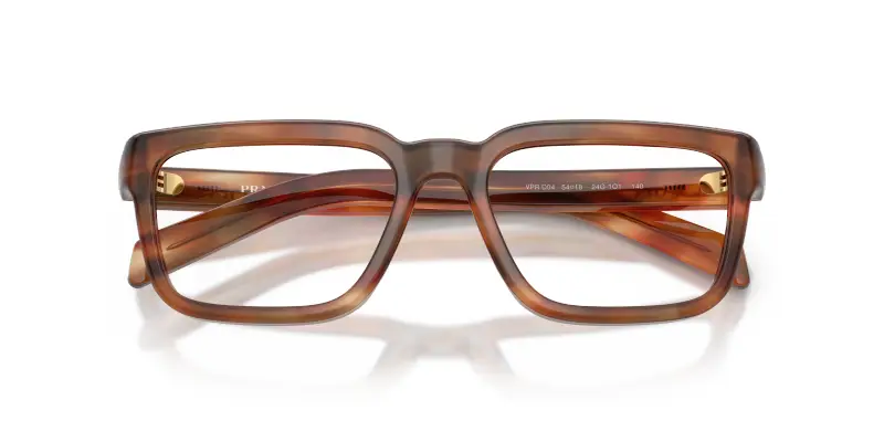 Donna Prada PR D04V 24G1O1 Montature da vista Acetato Tartaruga Trasparente Pillow Normale miniatura 2