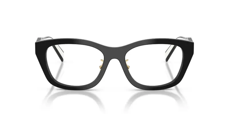 Donna Prada PR D11VD 20G1O1 Montature da vista Acetato Nero Trasparente Geometrica Normale miniatura 3