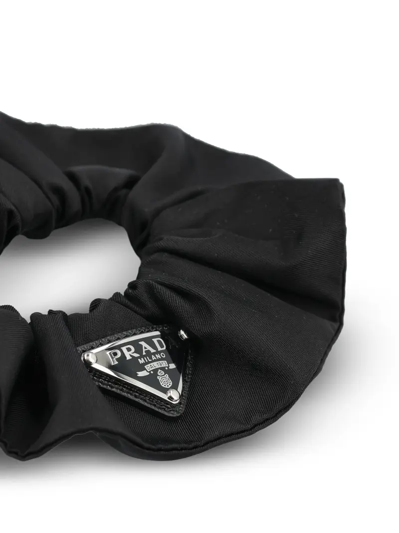 Elastico Per Capelli In Re-Nylon NERO miniatura 2