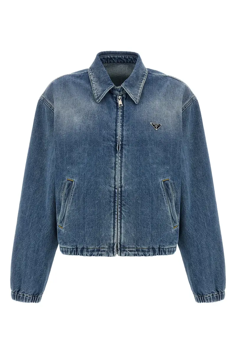 Giacca Denim Azzurro