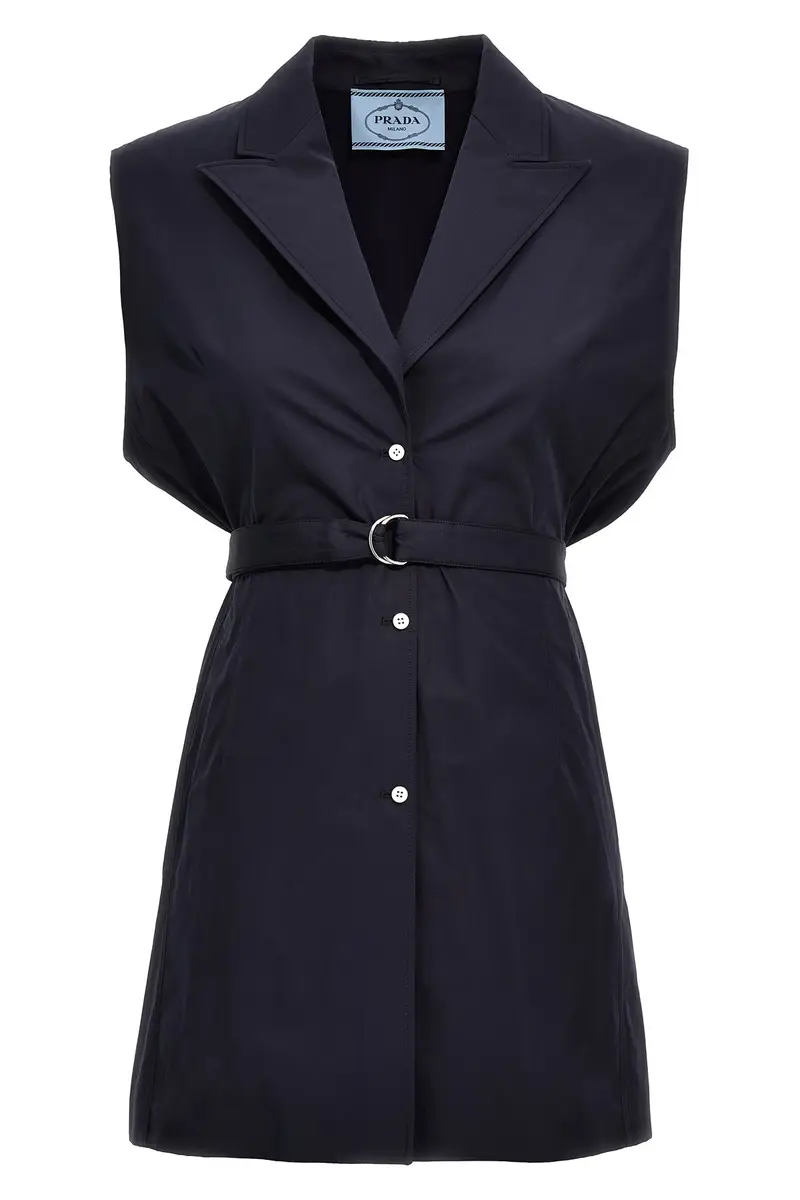 Prada Gilet Blu 2544319