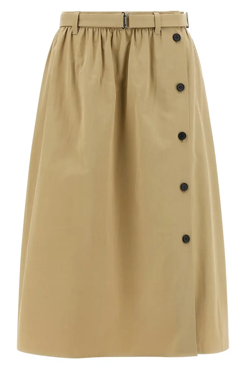 Gonna Cotone Panama Old Beige