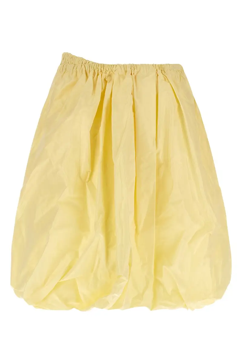 Gonna Taffetà Tec Giallo