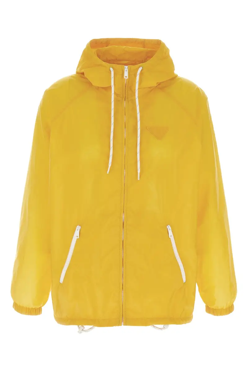 Impermeabile Re-Nylon 'Piuma' Giallo