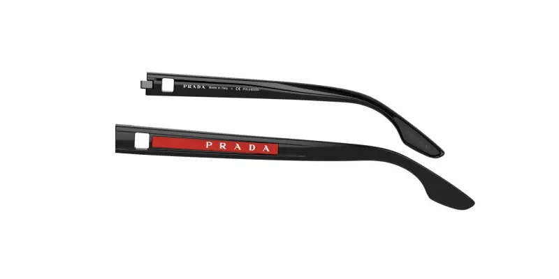 Prada Linea Rossa Aste di ricambio PS 01XS Aste di ricambio Nylon Nero