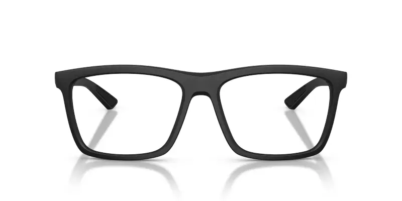 Uomo Prada Linea Rossa PS 01TV 1BO1O1 Montature da vista Iniettato Nero Trasparente Pillow Normale miniatura 3