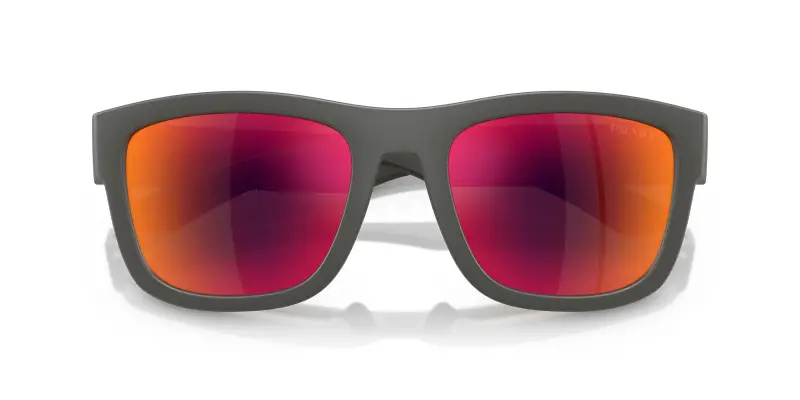 Prada Linea Rossa Occhiali da sole Uomo Argento 3987811 miniatura 2