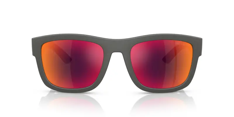 Prada Linea Rossa Occhiali da sole Uomo Argento 3987811 miniatura 3