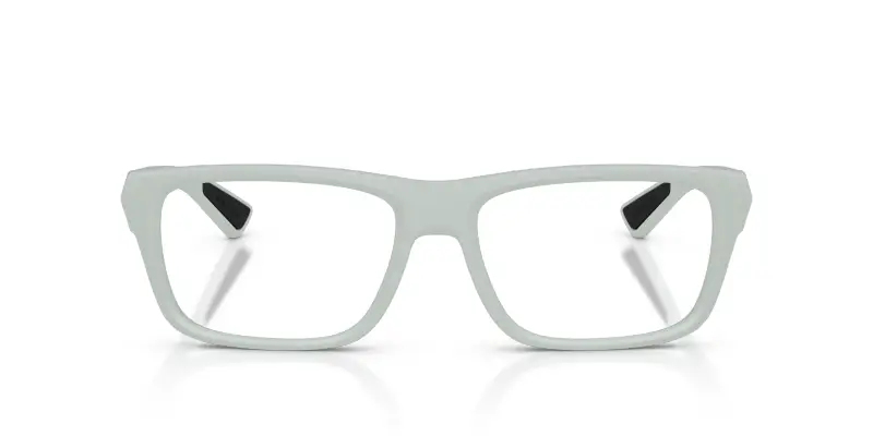 Uomo Prada Linea Rossa PS 02TV 25H1O1 Montature da vista Iniettato Grigio Trasparente Pillow Normale miniatura 3