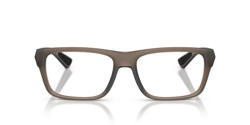 Uomo Prada Linea Rossa PS 02TV 29F1O1 Montature da vista Iniettato Marrone Trasparente Pillow Normale miniatura 3