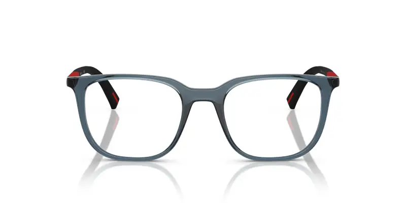 Uomo Prada Linea Rossa PS 04RV CZH1O1 Montature da vista Iniettato Blu Pillow Normale miniatura 3