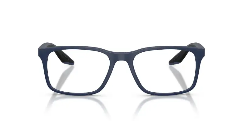 Uomo Prada Linea Rossa PS 08RV MAG1O1 Montature da vista Iniettato Blu Trasparente Pillow Normale miniatura 3