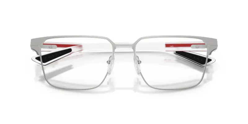 Uomo Prada Linea Rossa PS 50TV 1BC1O1 Montature da vista Metallo Argento Trasparente Squadrata Normale miniatura 2