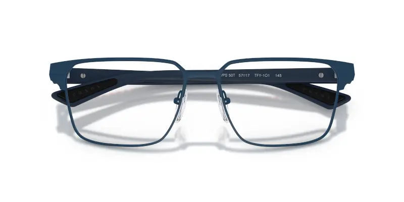 Uomo Prada Linea Rossa PS 50TV TFY1O1 Montature da vista Metallo Blu Trasparente Squadrata Normale miniatura 2