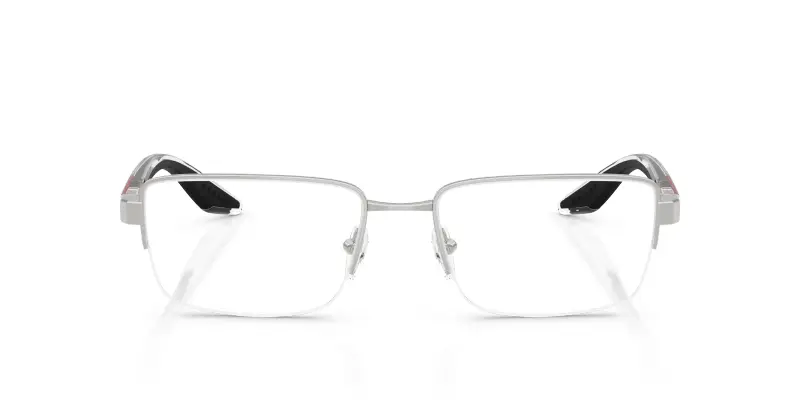 Uomo Prada Linea Rossa PS 51SV 1BC1O1 Montature da vista Metallo Argento Trasparente Pillow Normale miniatura 3