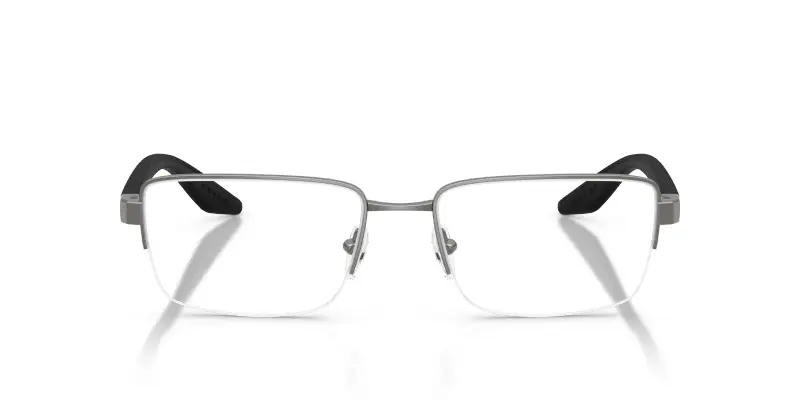 Uomo Prada Linea Rossa PS 51SV 7CQ1O1 Montature da vista Metallo Grigio Trasparente Pillow Normale miniatura 3