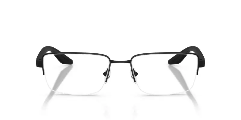 Uomo Prada Linea Rossa PS 51SV DG01O1 Montature da vista Metallo Nero Trasparente Pillow Normale miniatura 3