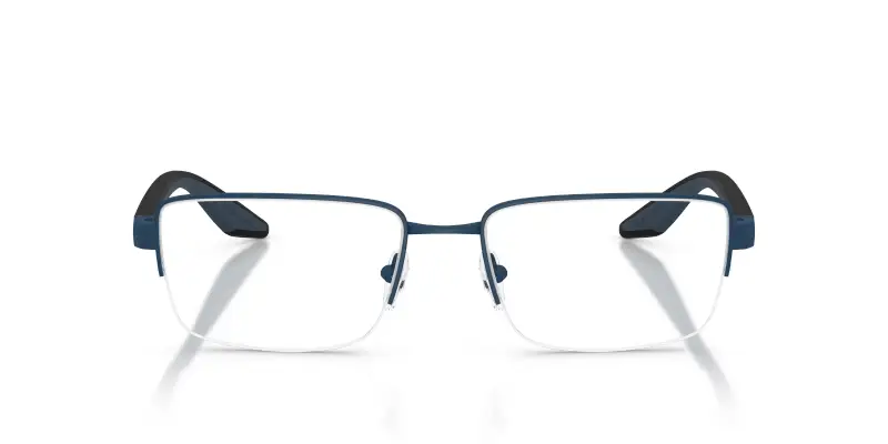 Uomo Prada Linea Rossa PS 51SV TFY1O1 Montature da vista Metallo Blu Trasparente Pillow Normale miniatura 3