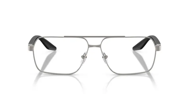 Uomo Prada Linea Rossa PS 51TV 5AV1O1 Montature da vista Metallo Grigio Trasparente Squadrata Normale miniatura 3